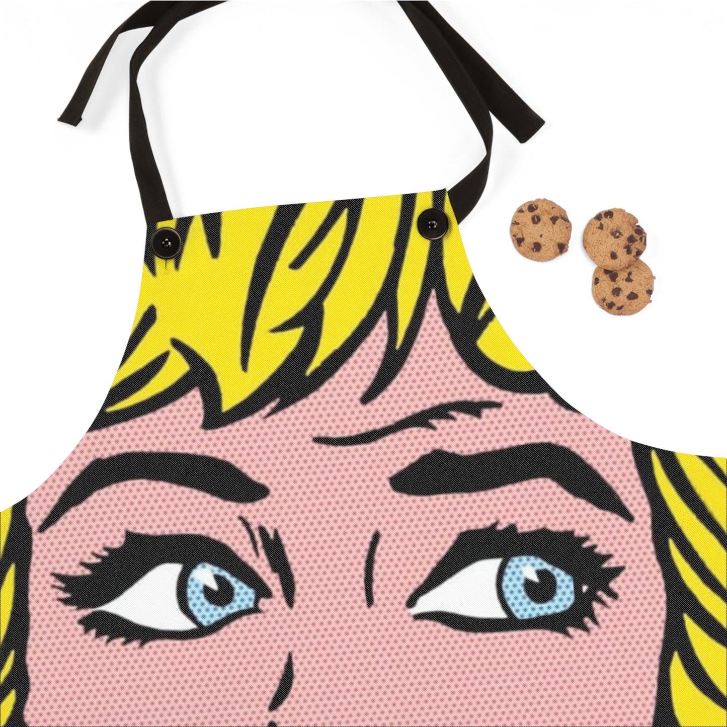 "Girl Pop Art" Poly Twill Apron