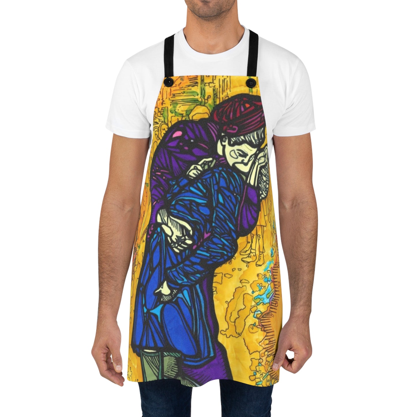"Platonic Romance" Poly Twill Apron