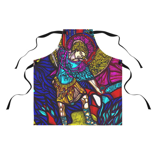 "The Warrior Angel" Poly Twill Apron