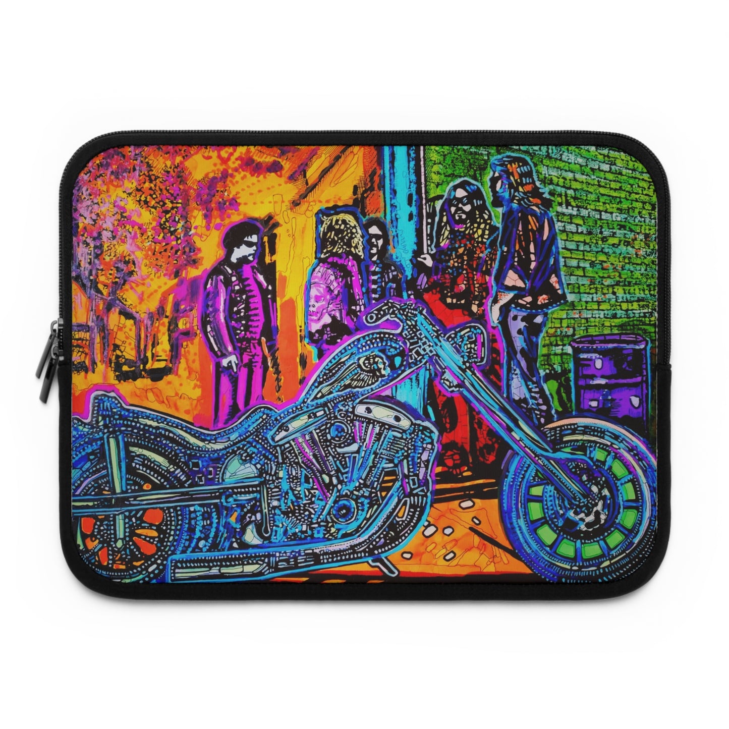 "Moto Harley Davidson" Laptop Sleeve