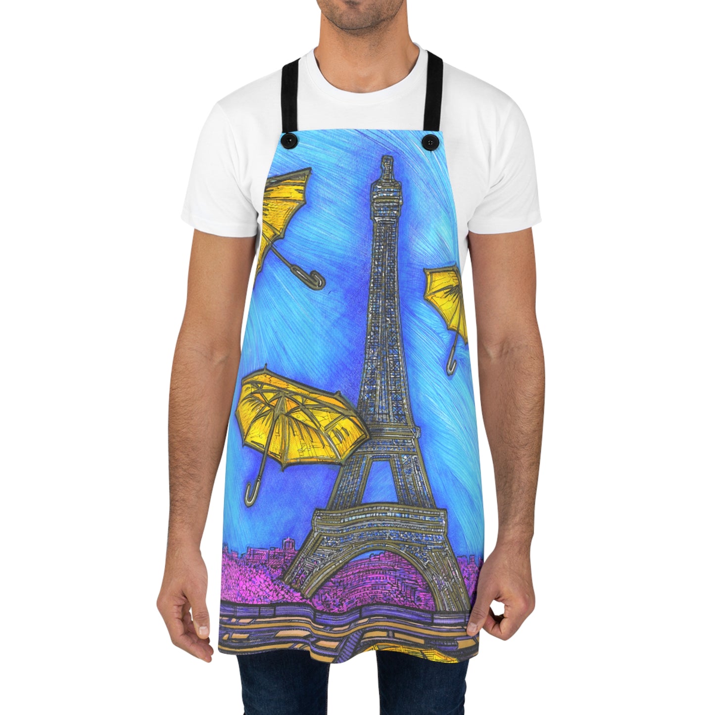 "Paris City" Poly Twill Apron