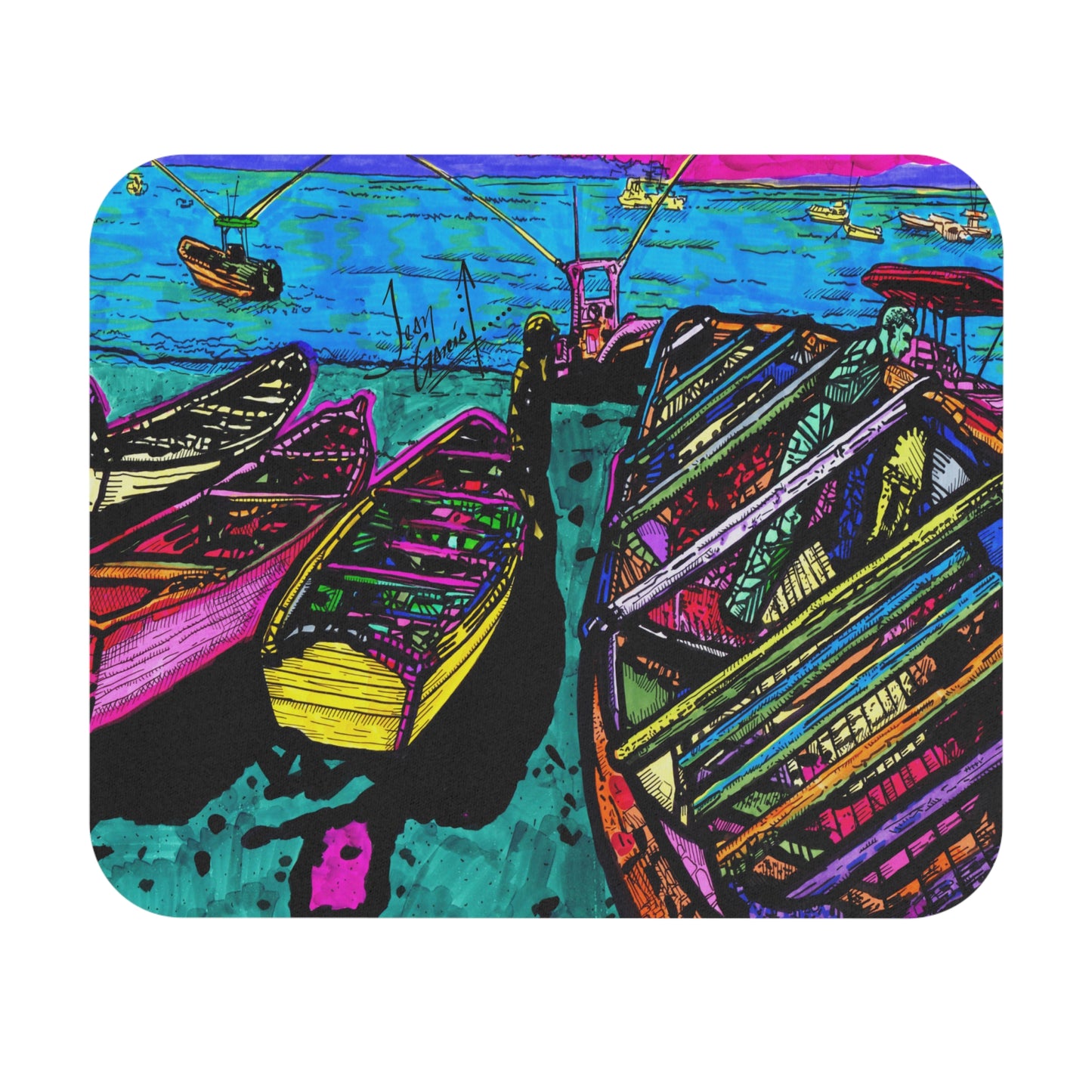 "Ships" Mouse Pad