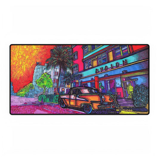 "Hotel Avalon" Desk Mat
