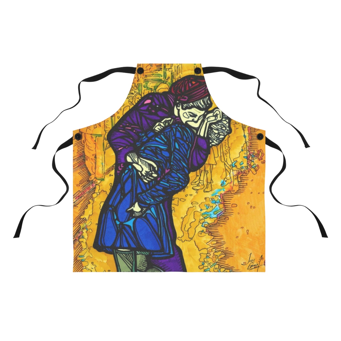 "Platonic Romance" Poly Twill Apron