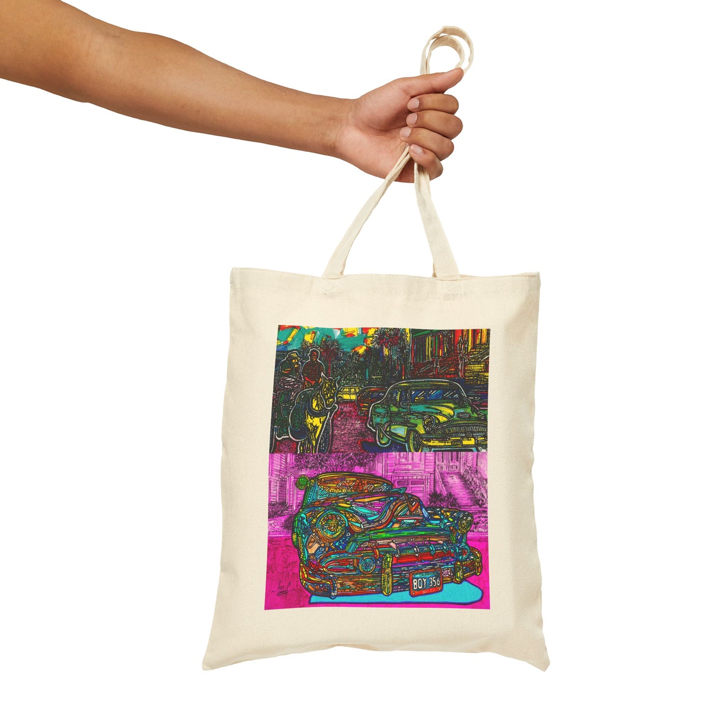 "Retro City" Tote Bag