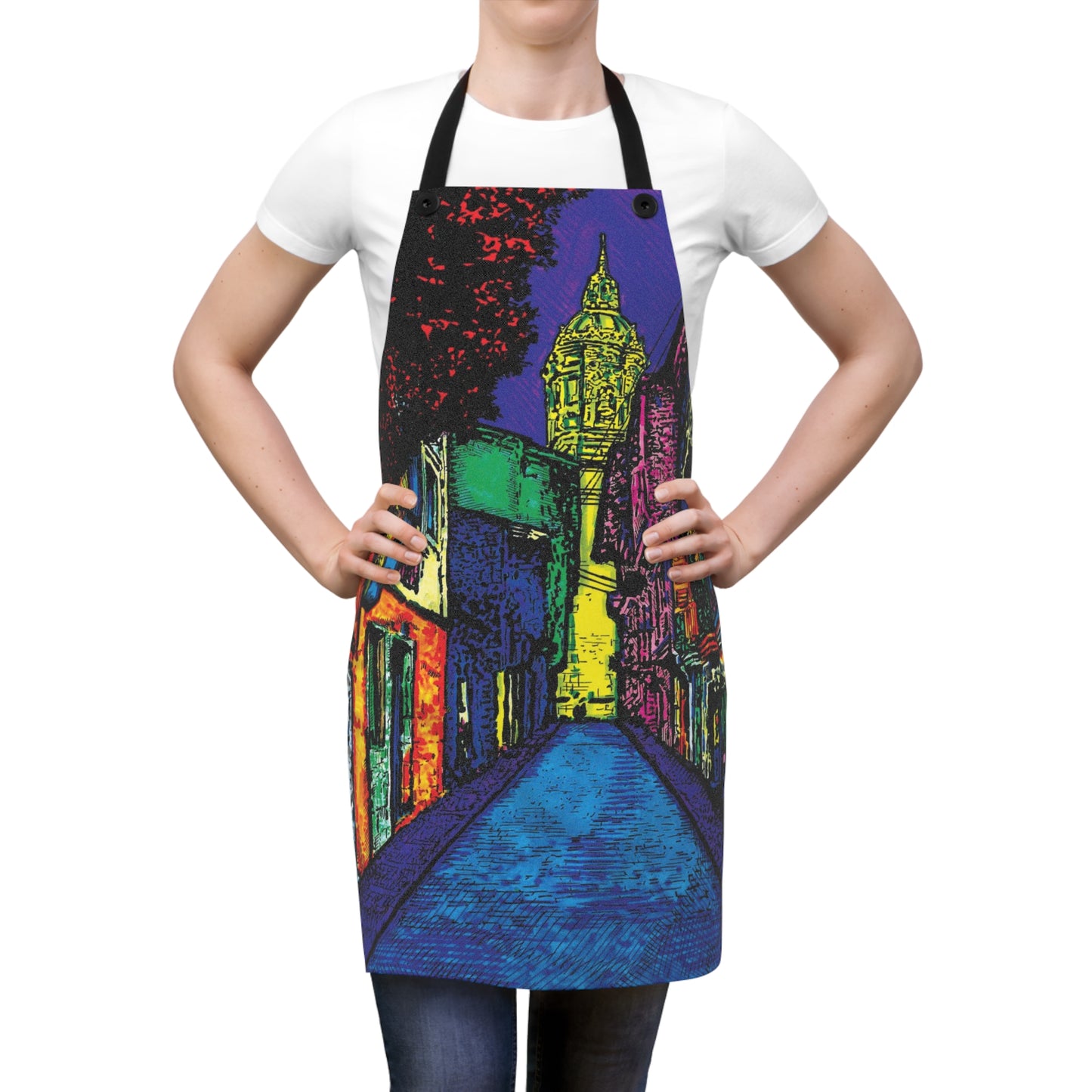 "Ciudad Colorida" Poly Twill Apron