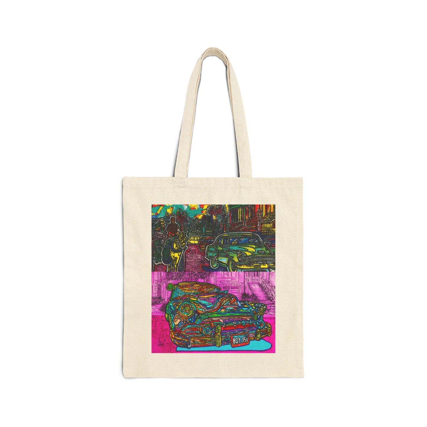 "Retro City" Tote Bag